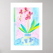 Fresh Orchid Poster (Vorne)