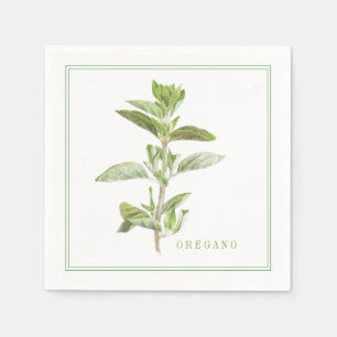 FRESH OREGANO Standard Cocktail Papier Napkins Serviette