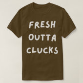 Fresh Outta Clucks Funny Typografy Osterfest Pub 1 T-Shirt (Design vorne)
