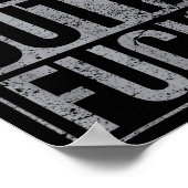 Fresh Outta Fors Funny Sarcasm Poster (Ecke)