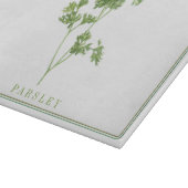 FRESH PARSLEY 11x8 Glasschneider Schneidebrett (Ecke)