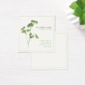 FRESH PARSLEY 2,5 Square Visitenkarte (Schreibtisch)