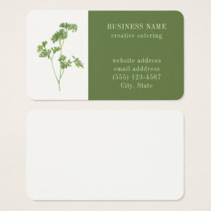 FRESH PARSLEY 3,5 x 2 Visitenkarte II