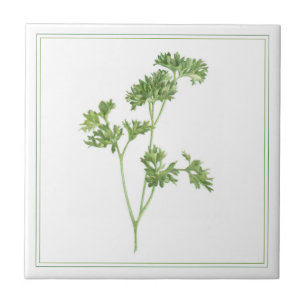 FRESH PARSLEY 4.25x4.25 Keramik-Datei (-text) Fliese