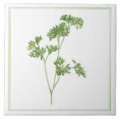 FRESH PARSLEY 6x6 Keramik Tile (-text) Fliese (Vorderseite)