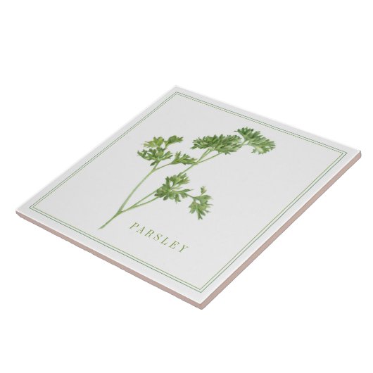 FRESH PARSLEY 6x6 Keramik Tile (+text) Fliese (Seite)