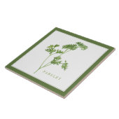 FRESH PARSLEY 6x6 Keramik Tile (+text) Grün Fliese (Seite)