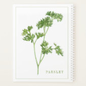 FRESH PARSLEY 8.5x11 Planer / Kalender (Rückseite)