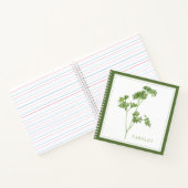 FRESH PARSLEY 8.5x8.5 SpiralNotebook - Grün Notizblock (Innenseite)