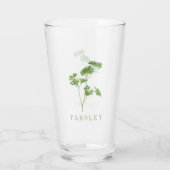 FRESH PARSLEY Pint Trinkglas Glas (Rückseite)