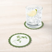 FRESH PARSLEY Scallop Round Untersetzer (+text) Gr (Vor Ort)