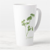 FRESH PARSLEY Tall Latte Tasse (Rechte Ecke)