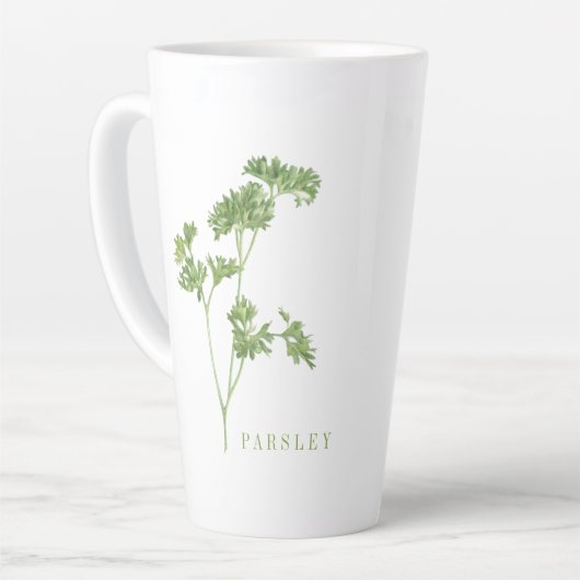 FRESH PARSLEY Tall Latte Tasse (Linke Ecke)