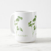 FRESH PARSLEY Tall White Tasse (Vorderseite Links)