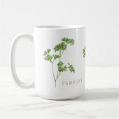 FRESH PARSLEY Tall White Tasse (Links)