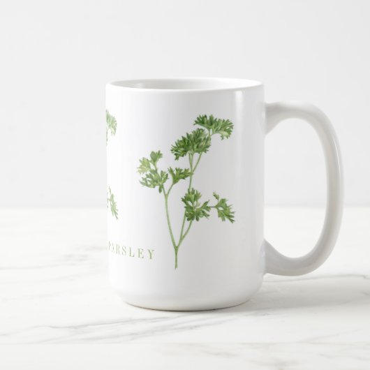 FRESH PARSLEY Tall White Tasse (Rechts)