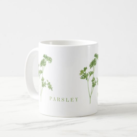FRESH PARSLEY White Tasse (Vorderseite Links)