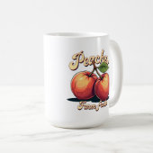 Fresh Peaches Tasse (VorderseiteRechts)