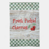 Fresh Picked Cherries Küchentuch (Vertikal)