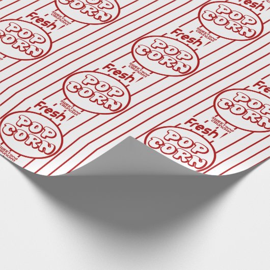 Fresh Popcorn Geschenkpapier (Ecke)