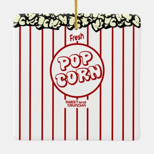 Fresh Popcorn Keramikornament (Rückseite)