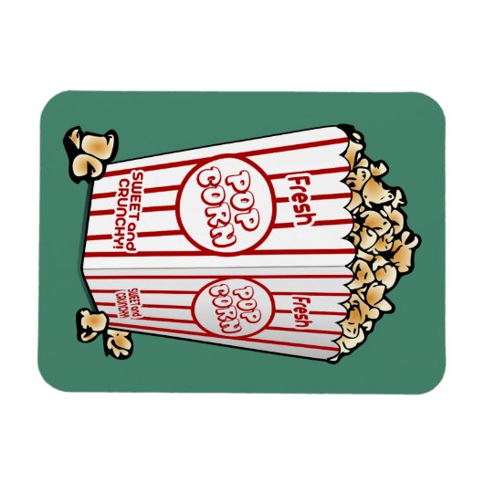 Fresh Popcorn Magnet (Horizontal)