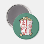 Fresh Popcorn Magnet (Vorderseite/Rückseite)