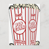 Fresh Popcorn Postkarte (Vorderseite)