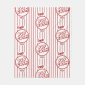 Fresh Popcorn Zuhause Movie Theater Fleecedecke (Vorderseite)