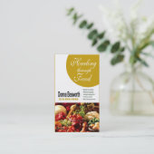 Fresh Produce Nutritionist Food Coach, Weight Loss Visitenkarte (Stehend Vorderseite)