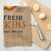 Fresh Pumpkin Geschirrtuch (Viertel Falte)