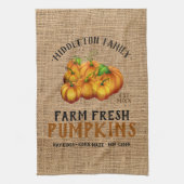 Fresh Pumpkin Geschirrtuch (Vertikal)