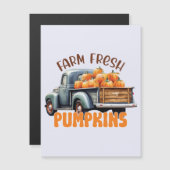 Fresh Pumpkin Magnetkarte (Vorne/Hinten)