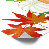 Fresh Pumpkin Patch Herbst Ernte Bauernhof Poster (Ecke)