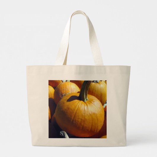 Fresh Pumpkin Pie Tote Bag Jumbo Stoffbeutel (Rückseite)