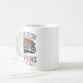 Fresh Pumpkin Shirts Bauer Halloween Pumpki Kaffeetasse (Vorderseite Links)