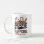 Fresh Pumpkin Shirts Bauer Halloween Pumpki Kaffeetasse (Links)