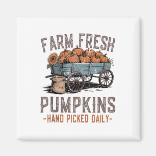 Fresh Pumpkin Shirts Bauer Halloween Pumpki Magnet