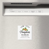 Fresh Pumpkins Fall Halloween Retro Magnet (In Situ (Geschirrspüler))