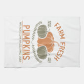 Fresh Pumpkins | Hand Pickup Geschirrtuch (Horizontal)