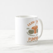 Fresh Pumpkins | Hand Pickup Kaffeetasse (VorderseiteRechts)