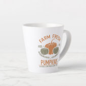 Fresh Pumpkins | Hand Pickup Milchtasse (Rechte Ecke)