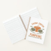 Fresh Pumpkins | Hand Pickup Notizblock (Innenseite)
