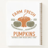 Fresh Pumpkins | Hand Pickup Notizblock (Rückseite)