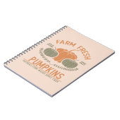 Fresh Pumpkins | Hand Pickup Notizblock (Linke Seite)
