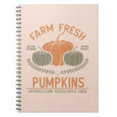 Fresh Pumpkins | Hand Pickup Notizblock (Vorderseite)