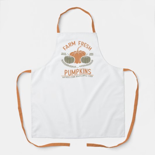 Fresh Pumpkins | Hand Pickup Schürze (Vorderseite)
