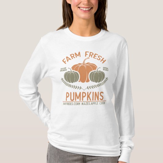 Fresh Pumpkins | Hand Pickup T-Shirt (Vorderseite)