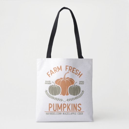 Fresh Pumpkins | Hand Pickup Tasche (Vorderseite)