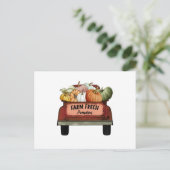 Fresh Pumpkins Postkarte (Stehend Vorderseite)